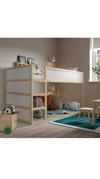 Cama Litera Reversible Ikea (KURA) 90x200cm