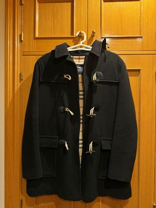 Trenca Burberry Negra Talla 44