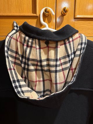 Trenca Burberry Negra Talla 44