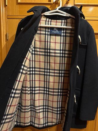 Trenca Burberry Negra Talla 44