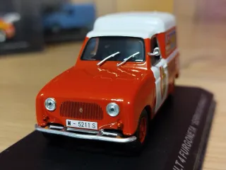 Coche Colección Renault 4 Furgoneta 1:43