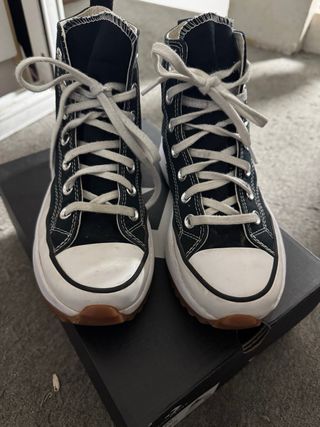 Converse Run Star Hike Plataforma Negras