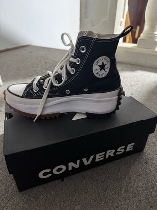 Converse Run Star Hike Plataforma Negras
