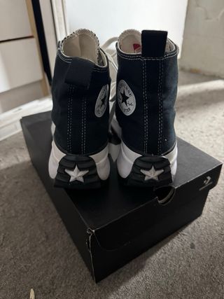 Converse Run Star Hike Plataforma Negras