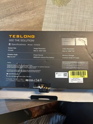 Boroscopio TESLONG TD450S con pantalla