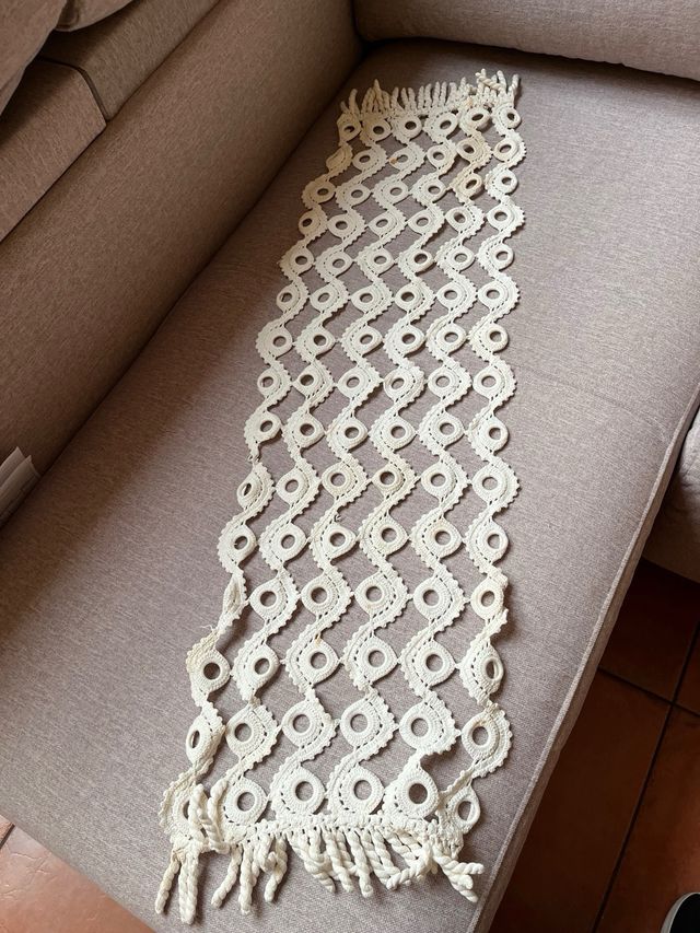 5 tapetes de ganchillo hechos a mano