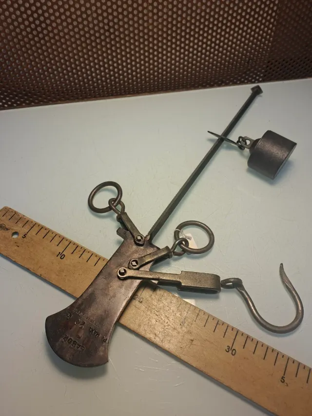 Báscula romana antigua