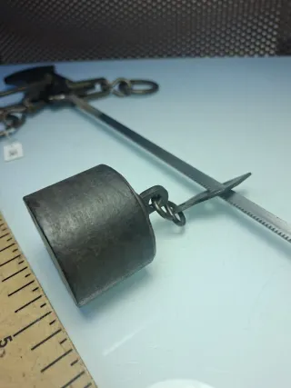 Báscula romana antigua