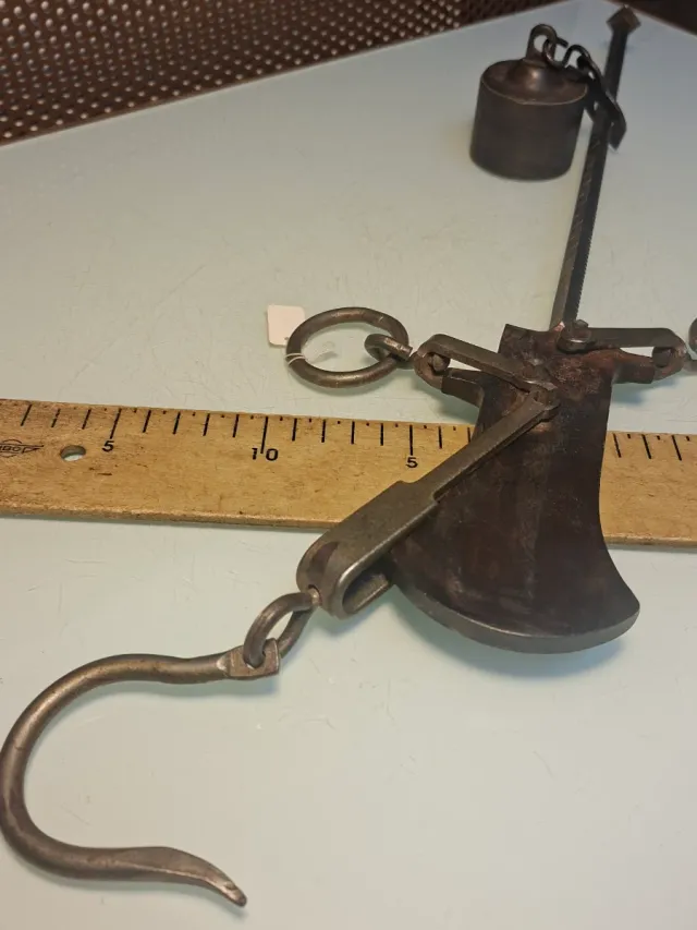 Báscula romana antigua