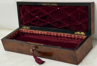 ANTIGUA CAJA GUANTES NAPOLEÓN FRANCIA SIGLO XIX