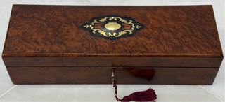 ANTIGUA CAJA GUANTES NAPOLEÓN FRANCIA SIGLO XIX