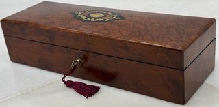 ANTIGUA CAJA GUANTES NAPOLEÓN FRANCIA SIGLO XIX