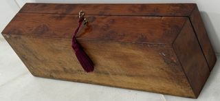 ANTIGUA CAJA GUANTES NAPOLEÓN FRANCIA SIGLO XIX