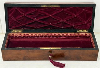 ANTIGUA CAJA GUANTES NAPOLEÓN FRANCIA SIGLO XIX