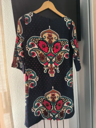 Vestido estampado Blanco