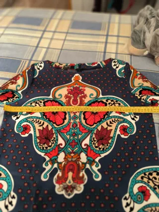 Vestido estampado Blanco