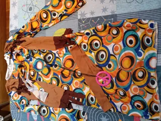 Disfraz Hippie Multicolor