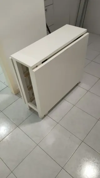 Mesa abatible NORDEN blanca