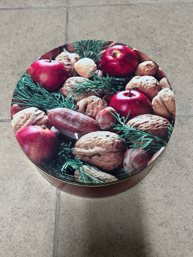 Lotto di 3 Scatole Metalliche Rotonde