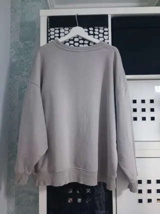 Sudadera Oversize Gris Oysho Talla Única