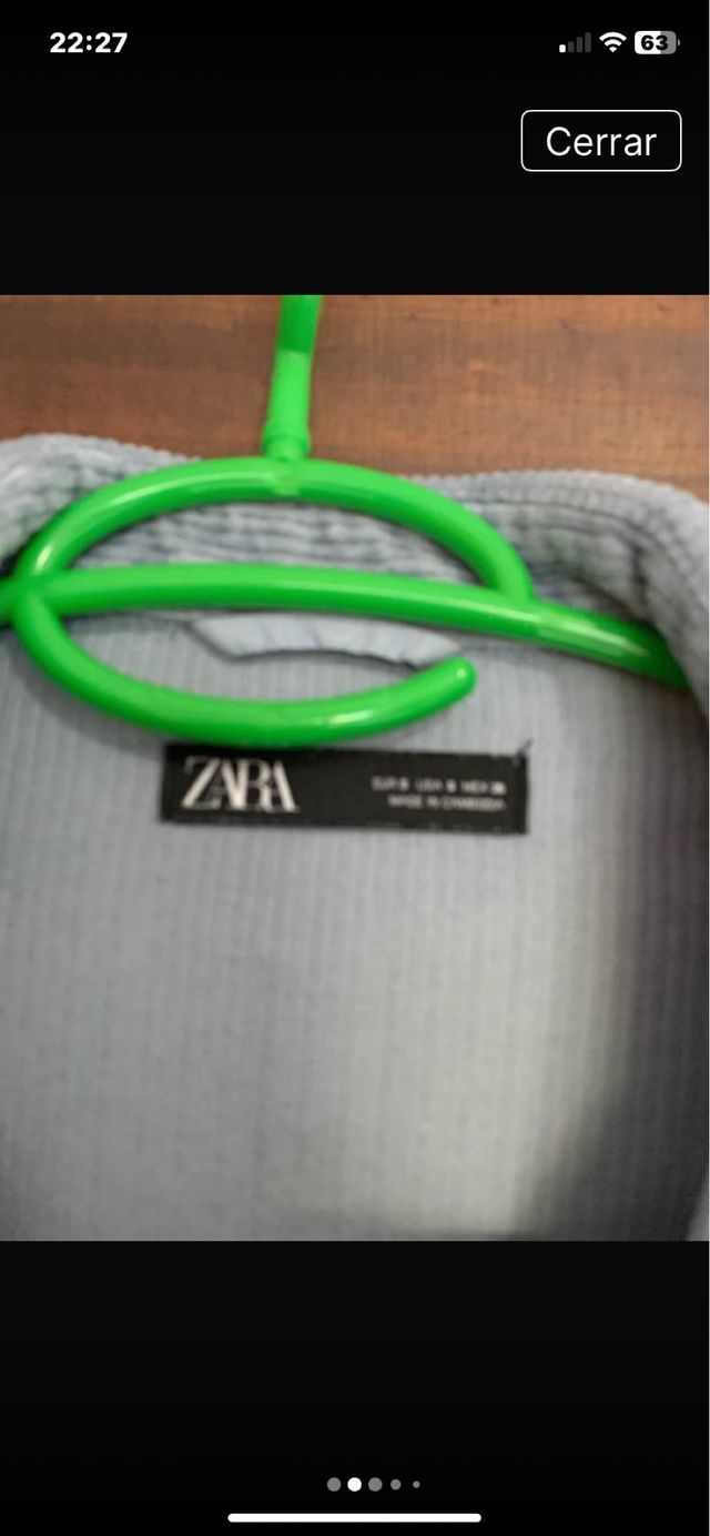 Sobrecamisa pana Zara beige