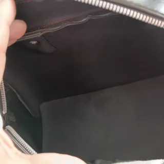 2 Bolsos de Viaje Vintage Marrón y Negro de cuero.