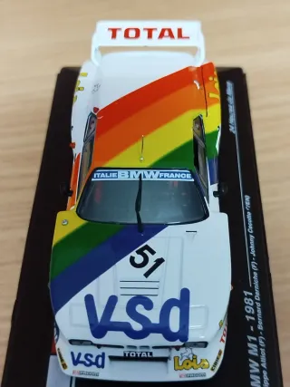 Coche de colección BMW M1 1981 escala 1:43