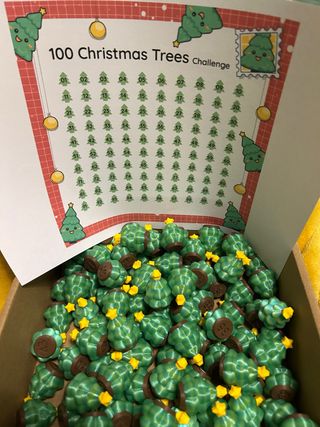 Juego de 100 árboles de Navidad para Elfos