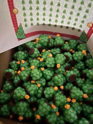 Juego de 100 árboles de Navidad para Elfos