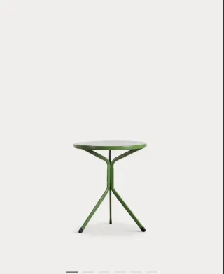 Mesa Redonda Exterior Metal Ø60cm Verde