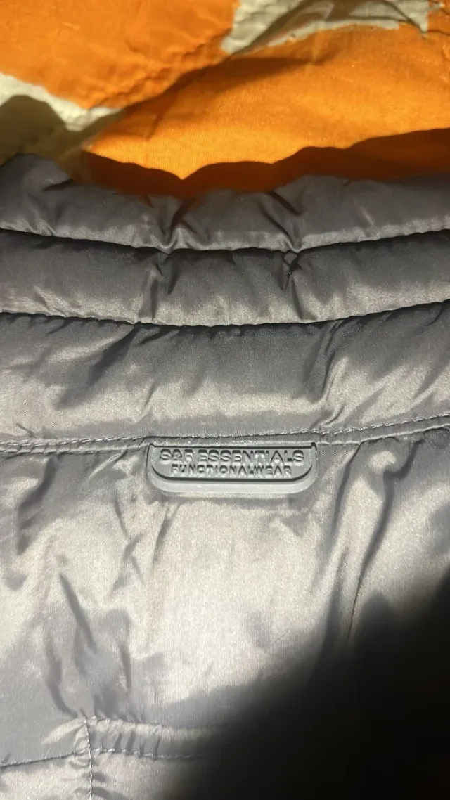 Chaleco acolchado marrón