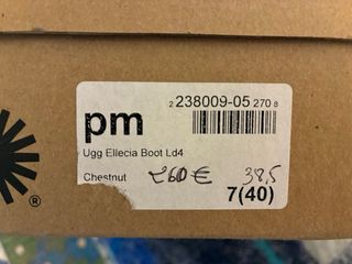 Botas UGG Marrones Cuña Hebilla