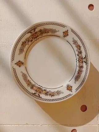 Set 4 Piattini Porcellana Floreale