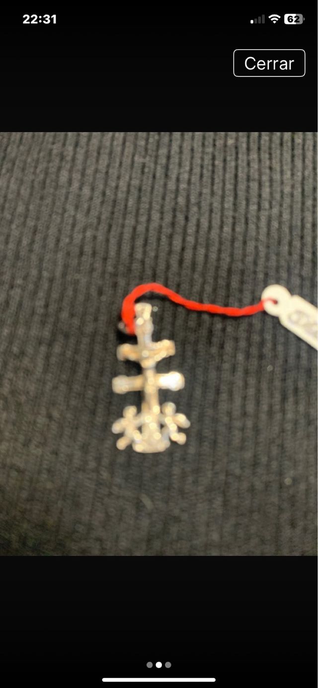 Cruz de Caravaca de plata