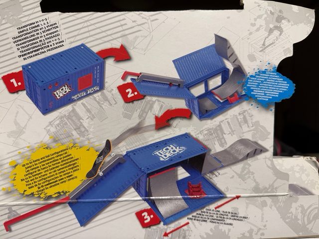 Tech Deck Contenedor Transformable SK8