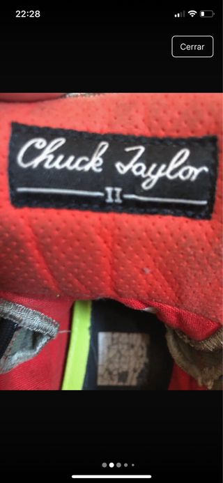 Converse Chuck Taylor All Star 2 Verde/Rojo