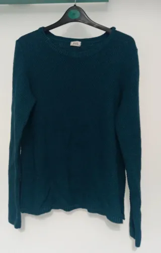 Jersey Pinkie verde azulado talla S (amplio)