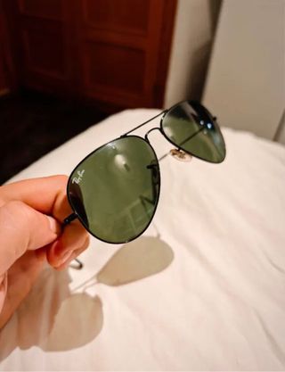 Gafas Ray-Ban Aviator Negras Verdes