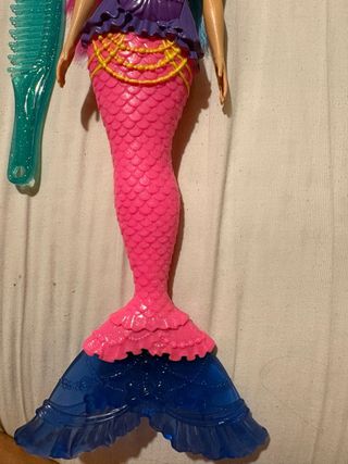 Barbie Sirena Muñeca con Peine