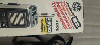 Walkie Talkie GE 3-5976 CB Transceptor Vintage