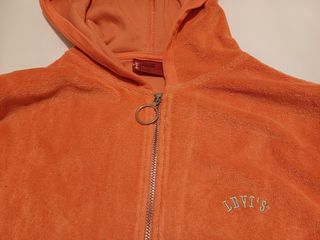 Sudadera con capucha naranja