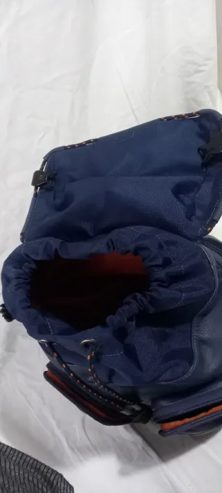 Zaino Piquadro Pelle Blu