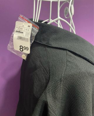 Camisa negra talla única nueva