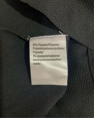 Camisa negra talla única nueva