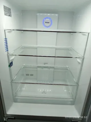 NUEVO Frigo HAIER 70cm Acero Inoxidable 4 puertas