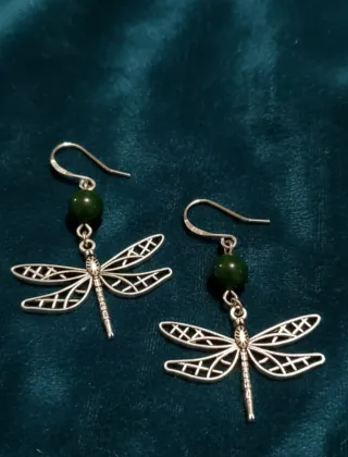 Pendientes Libélula con Aventurina