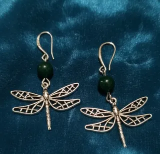 Pendientes Libélula con Aventurina
