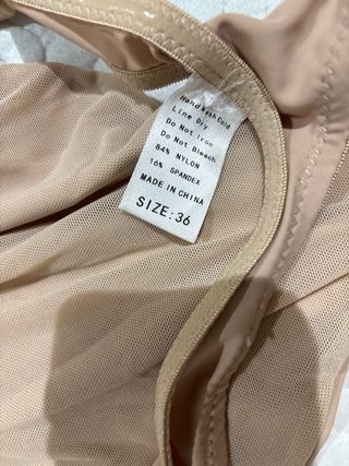 Body sin tirantes color beige NUEVO