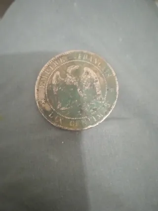 Moneda Napoleón III Emperador 1854
