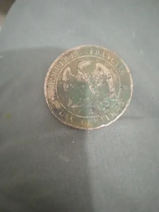 Moneda Napoleón III Emperador 1854